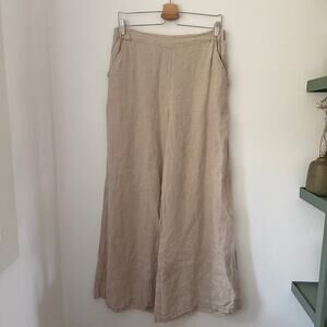CP Shades Wendy Wide Leg Linen Pants Sz Large
